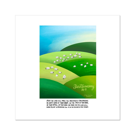 Green Pastures - Deuteronomy 30 | Fine Art Print